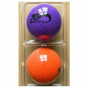 Twin Balls Purple & Orange
